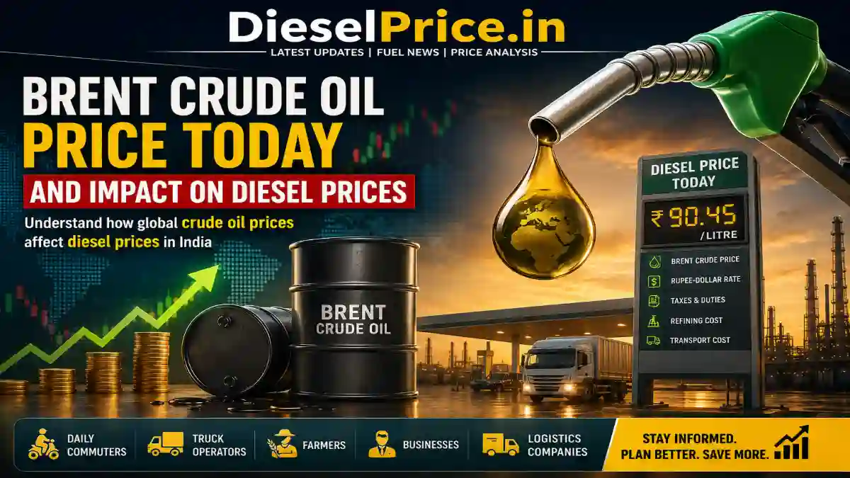 Brent Crude Oil Price Today and Impact on Diesel Prices