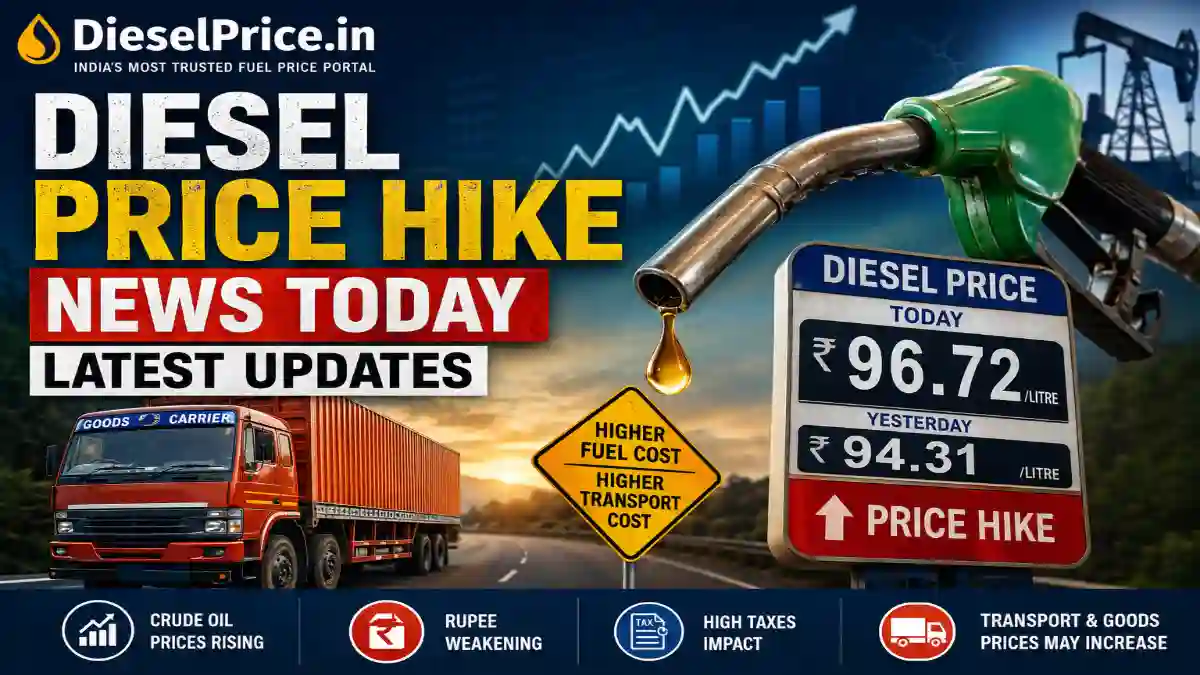 Diesel Price Hike Today: Latest Updates