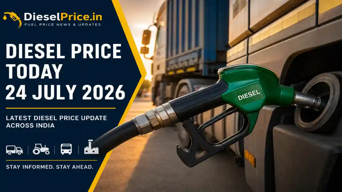 Diesel Price Today 24 July 2026