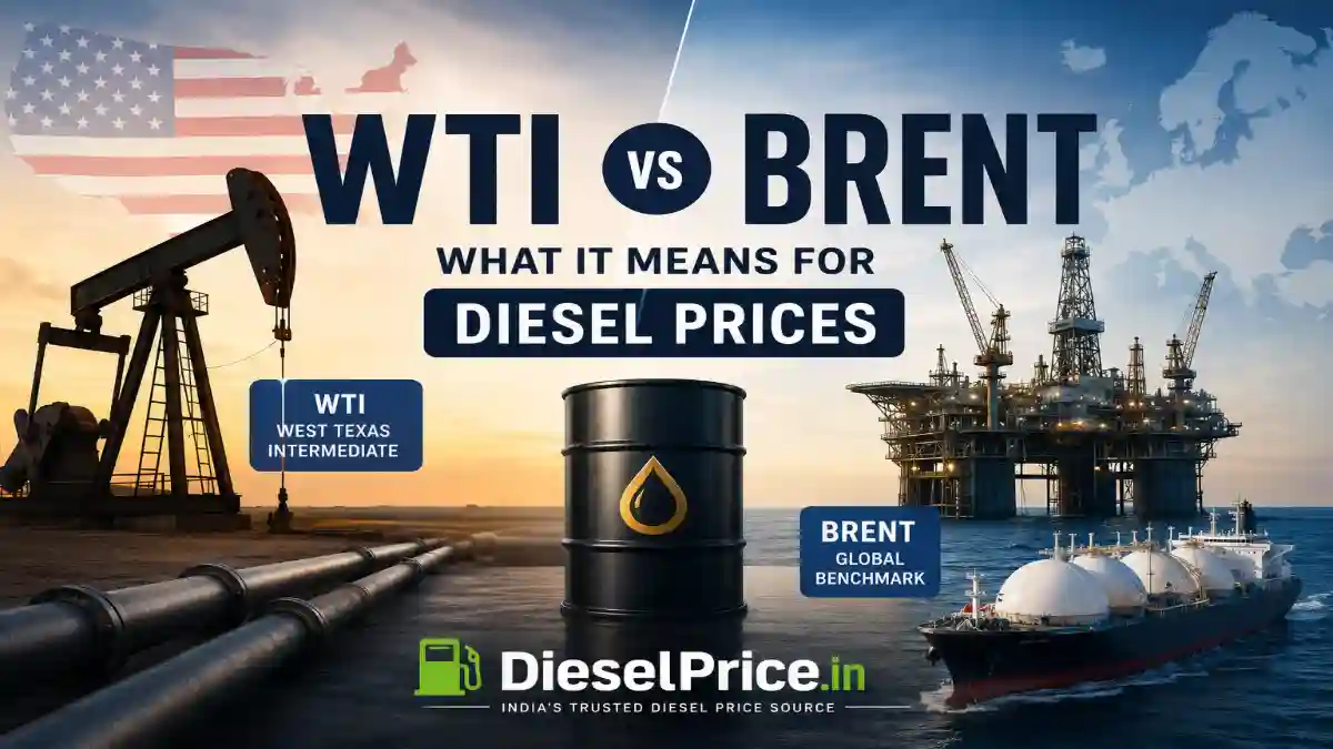 WTI vs Brent Crude Oil – What It Means for Diesel Prices